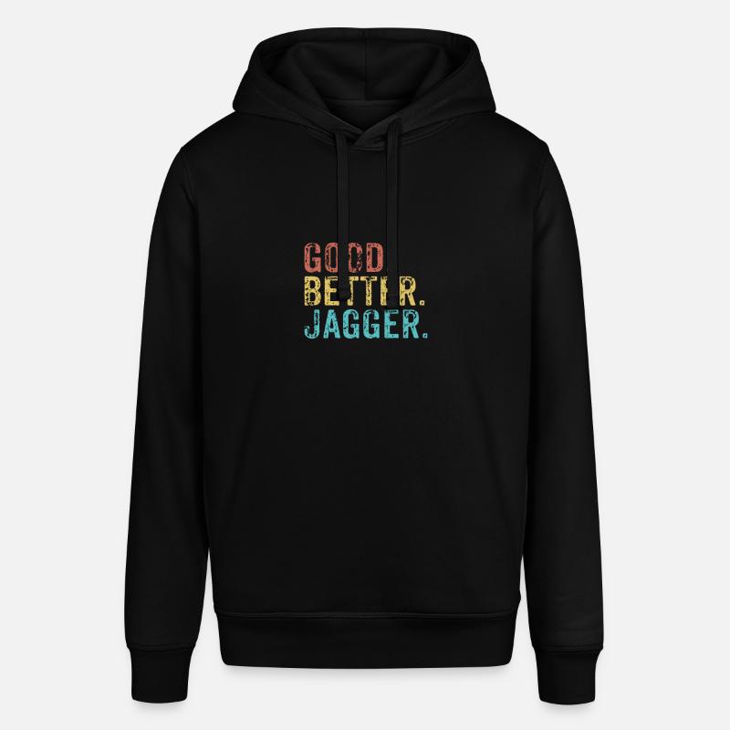 Les mecs cool s’appellent jagger - Sweat à capuche SOUNDER Stanley/Stella Unisexe - noir