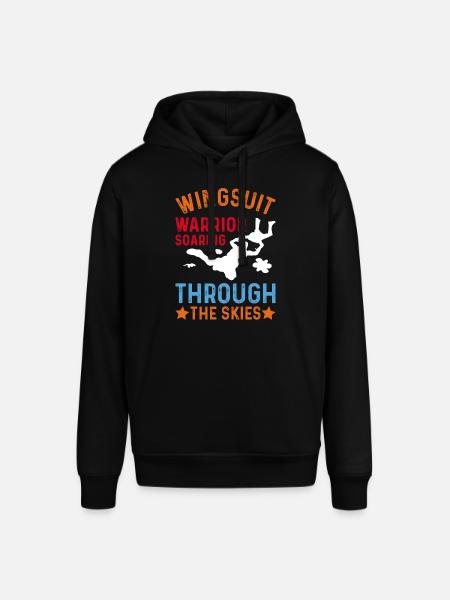 Skydiving Skydiving Skydiver - Stanley/Stella SOUNDER Unisex Hoodie - black