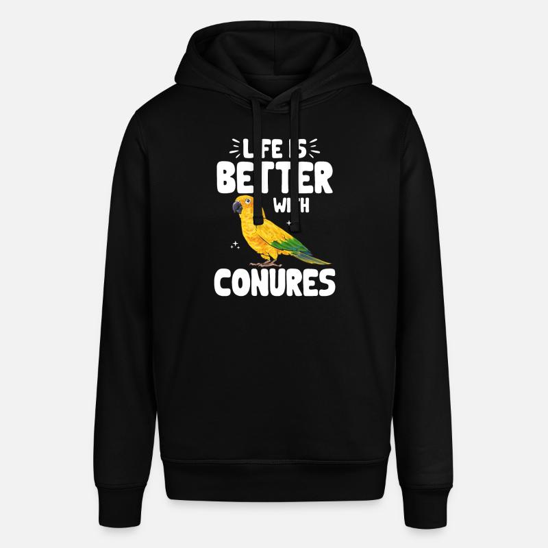 Perruche Perroquet Perruche Oiseau - Sweat à capuche SOUNDER Stanley/Stella Unisexe - noir
