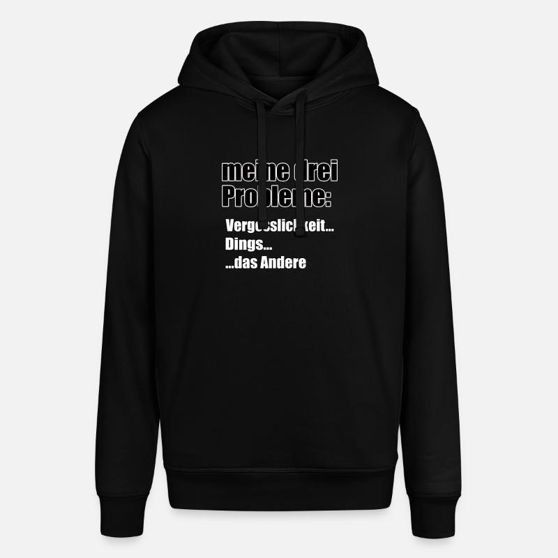 Mes trois problèmes... - Sweat à capuche SOUNDER Stanley/Stella Unisexe - noir