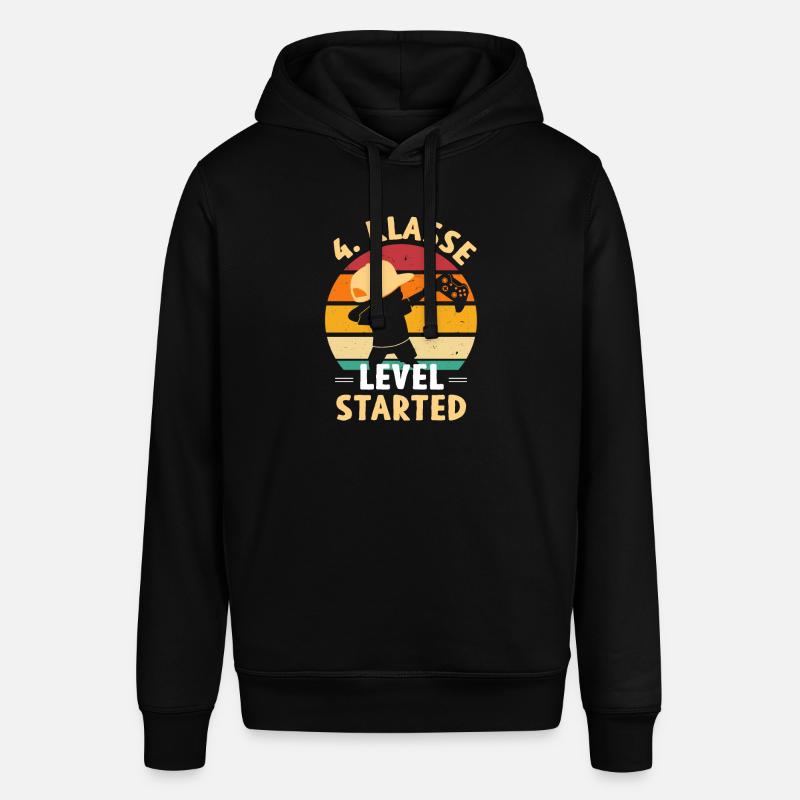 4.Klasse Level Started - Stanley/Stella Unisex Hoodie SOUNDER - Schwarz