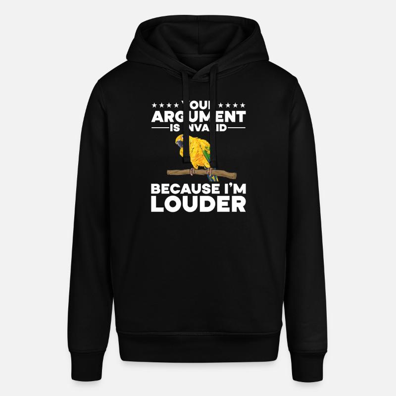 Perruche Perroquet Perruche Oiseau - Sweat à capuche SOUNDER Stanley/Stella Unisexe - noir