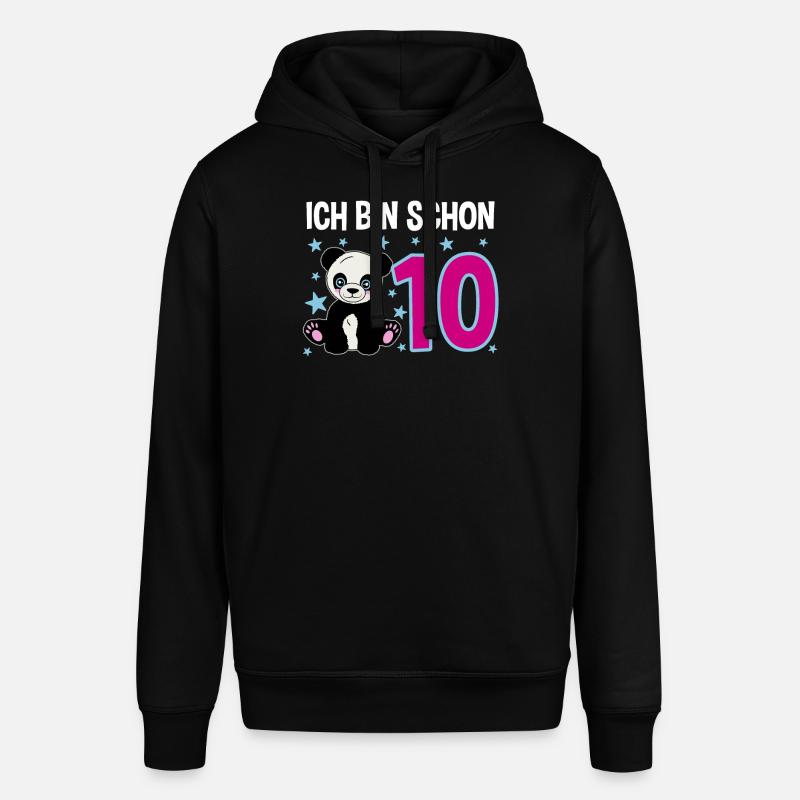 Dix ans – Panda Jubilation - Sweat à capuche SOUNDER Stanley/Stella Unisexe - noir