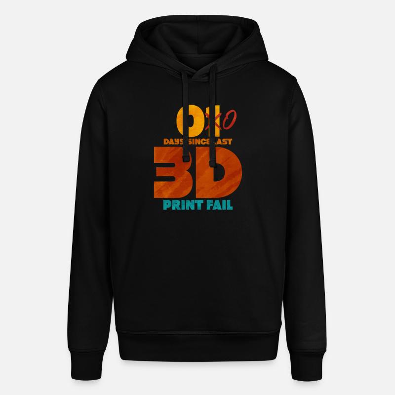 Impression 3D - Sweat à capuche SOUNDER Stanley/Stella Unisexe - noir