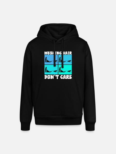 Sledding Sled dogs - Stanley/Stella SOUNDER Unisex Hoodie - black