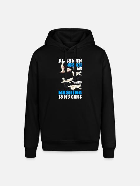 Sledding Sled dogs - Stanley/Stella SOUNDER Unisex Hoodie - black