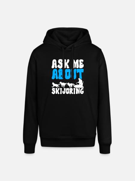 Sledding Sled dogs - Stanley/Stella SOUNDER Unisex Hoodie - black