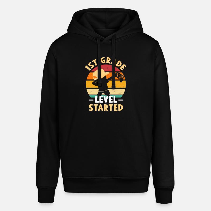 1st Class Level Started - Stanley/Stella SOUNDER Unisex Hoodie - black
