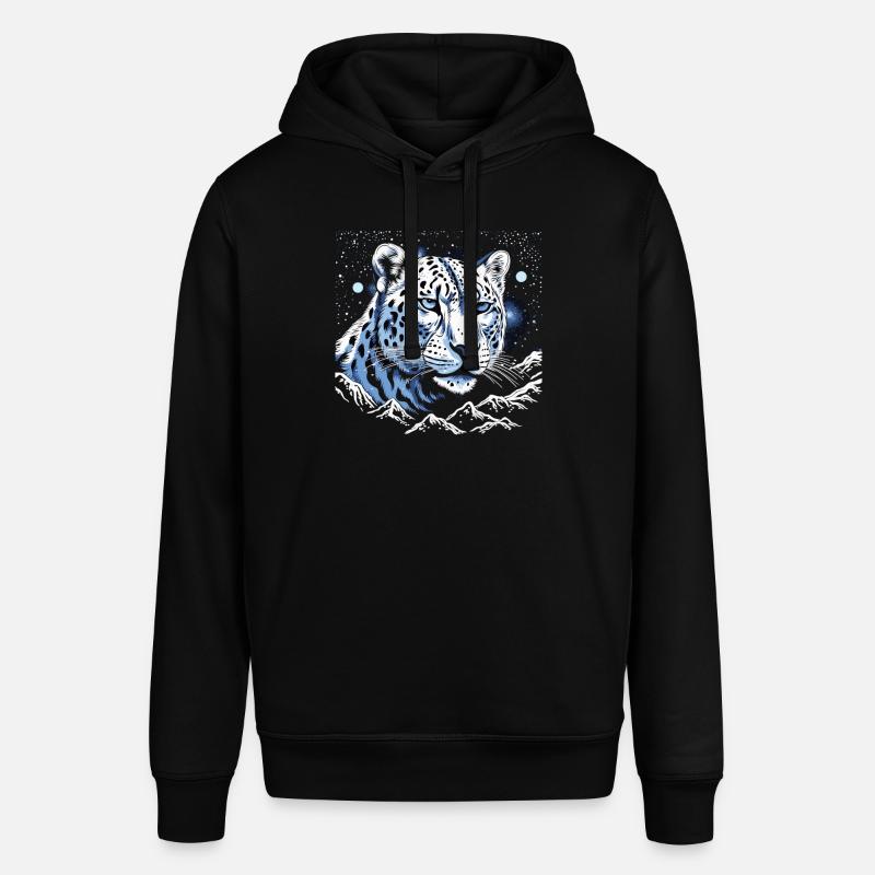 Gardien léopard des neiges céleste - Sweat à capuche SOUNDER Stanley/Stella Unisexe - noir