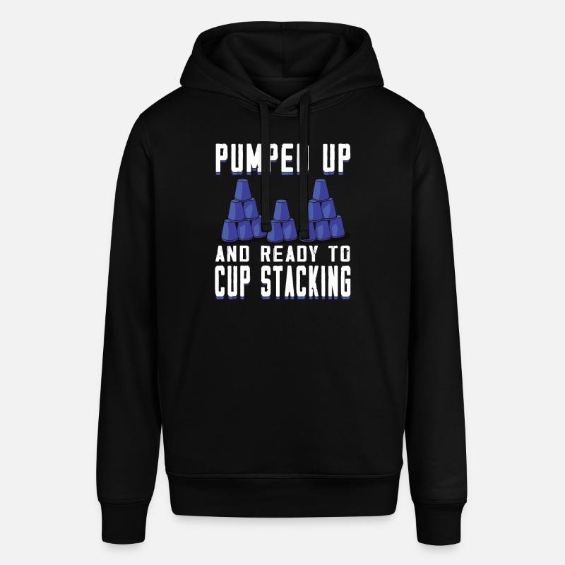Empilage de gobelets Speed Stacker - Sweat à capuche SOUNDER Stanley/Stella Unisexe - noir