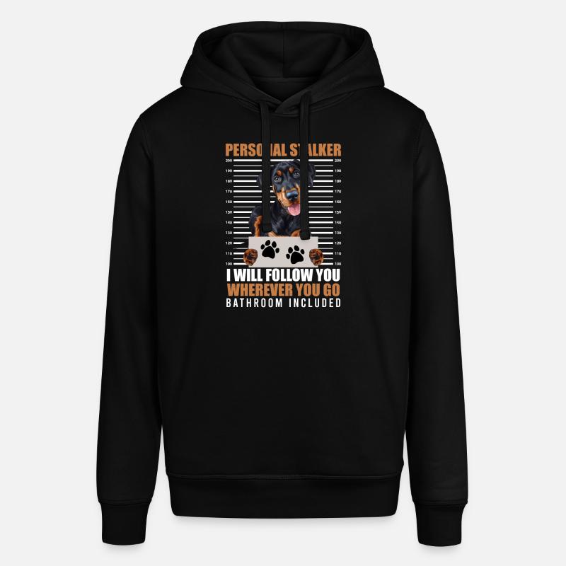Doberman propriétaire PERSONAL STALKER Drôle - Sweat à capuche SOUNDER Stanley/Stella Unisexe - noir
