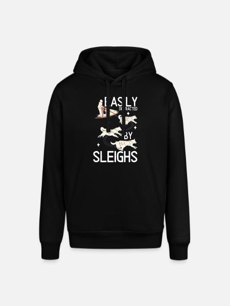 Sledding Sled dogs - Stanley/Stella SOUNDER Unisex Hoodie - black