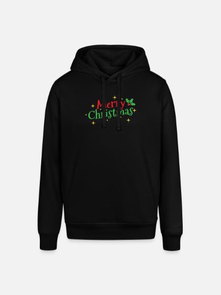 Merry Christmas Weihnachten - Stanley/Stella SOUNDER Unisex Hoodie - black