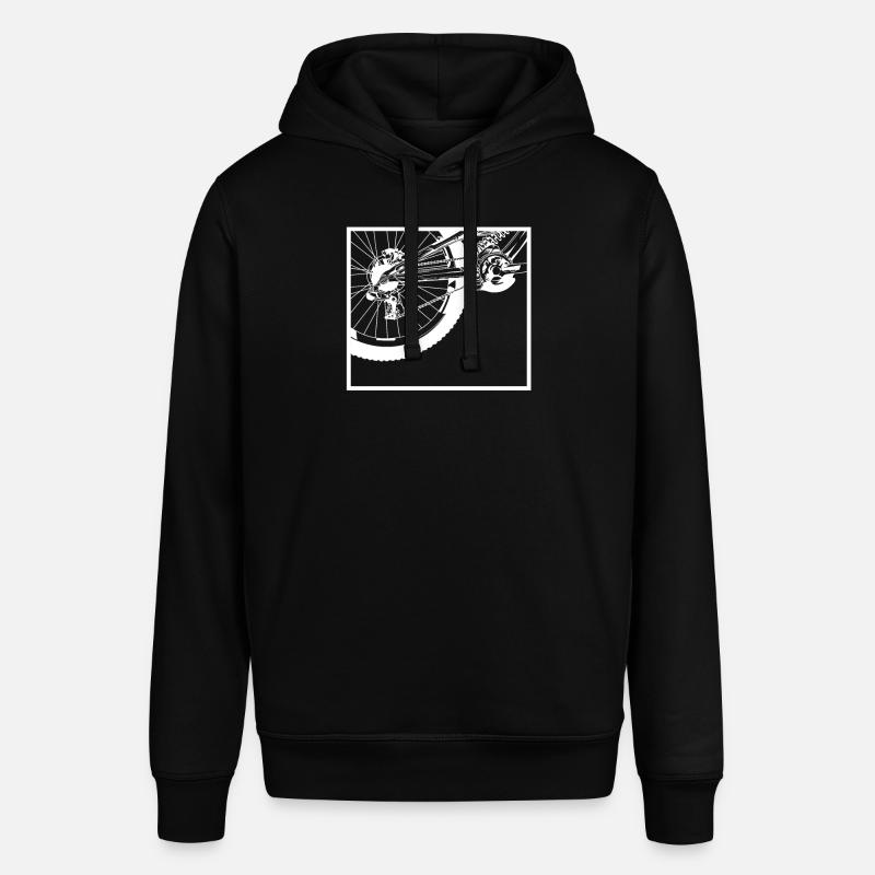 Roue arrière de vélo - Sweat à capuche SOUNDER Stanley/Stella Unisexe - noir