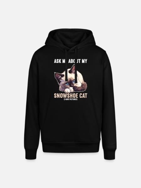 Chaton raquette Chat raquette - Sweat à capuche SOUNDER Stanley/Stella Unisexe - noir