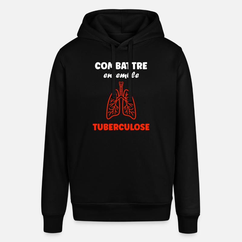 Sensibilisation à la tuberculose - Sweat à capuche SOUNDER Stanley/Stella Unisexe - noir
