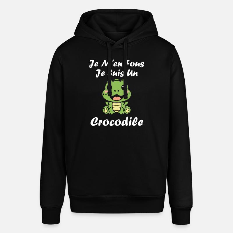Humour Crocodile - Sweat à capuche SOUNDER Stanley/Stella Unisexe - noir