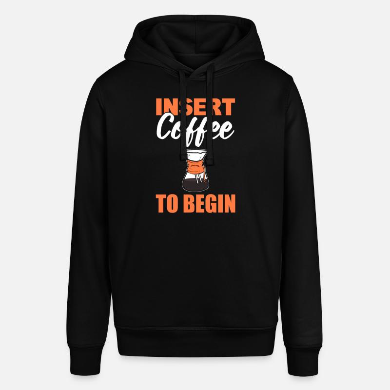 Insert Coffee To Begin Kaffeesüchtiger - Stanley/Stella Unisex Hoodie SOUNDER - Schwarz