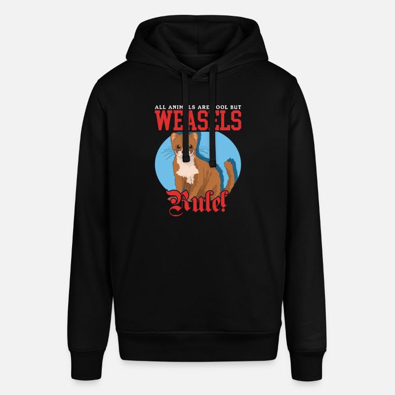 Belette souris belette Hermännchen cadeau - Sweat à capuche SOUNDER Stanley/Stella Unisexe - noir