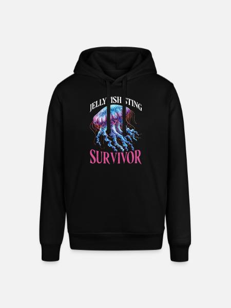 Jellyfish Sting Survivor 21 - Stanley/Stella SOUNDER Unisex Hoodie - black