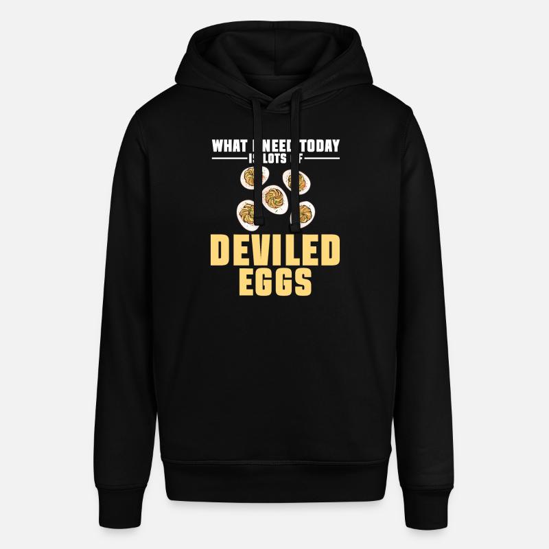 Gefüllte Eier Deviled Eggs - Stanley/Stella Unisex Hoodie SOUNDER - Schwarz