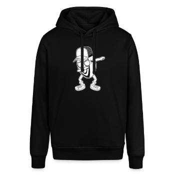 Dab Dance Rugby Player Funny Rugby Ball Rugby - Stanley/Stella SOUNDER Unisex Hoodie - black - Front - Alina (178cm) & Michal (187cm)