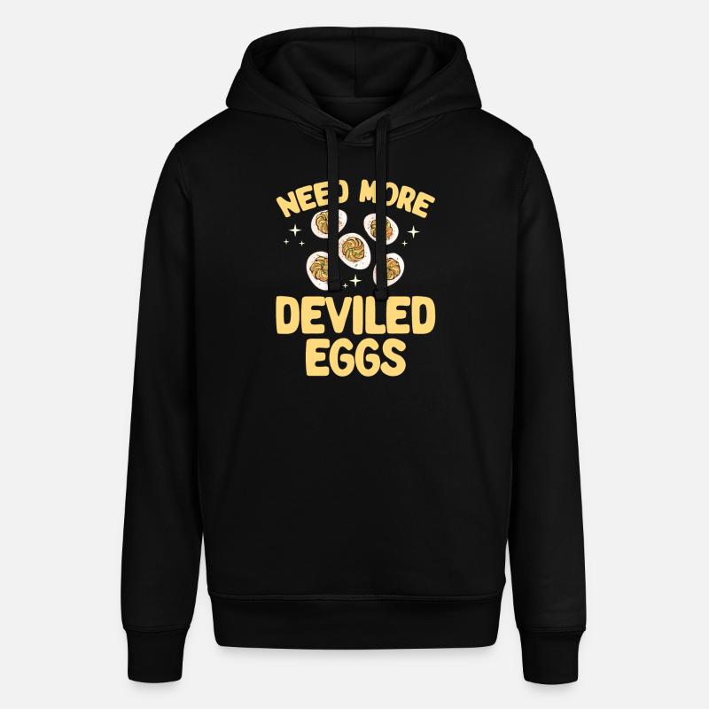 Stuffed Eggs Deviled Eggs - Stanley/Stella SOUNDER Unisex Hoodie - black