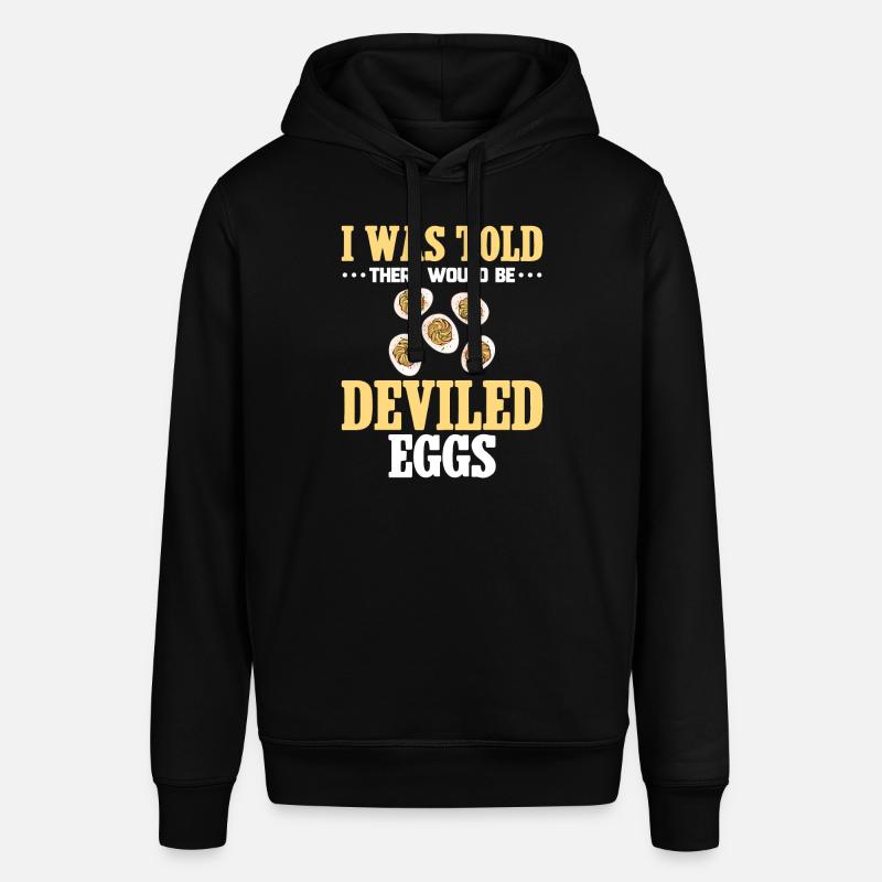 Stuffed Eggs Deviled Eggs - Stanley/Stella SOUNDER Unisex Hoodie - black