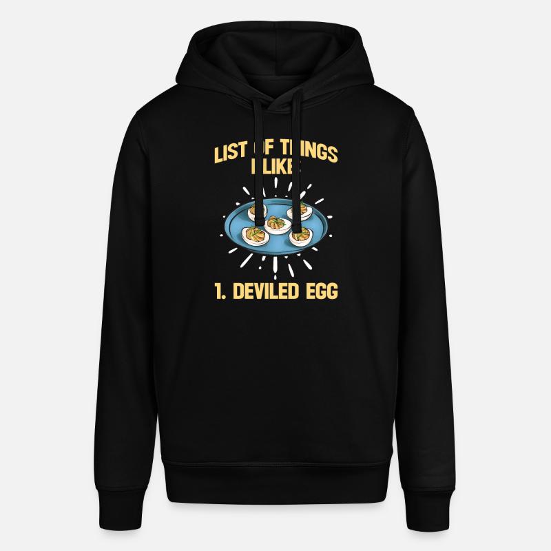 Gefüllte Eier Deviled Eggs - Stanley/Stella Unisex Hoodie SOUNDER - Schwarz
