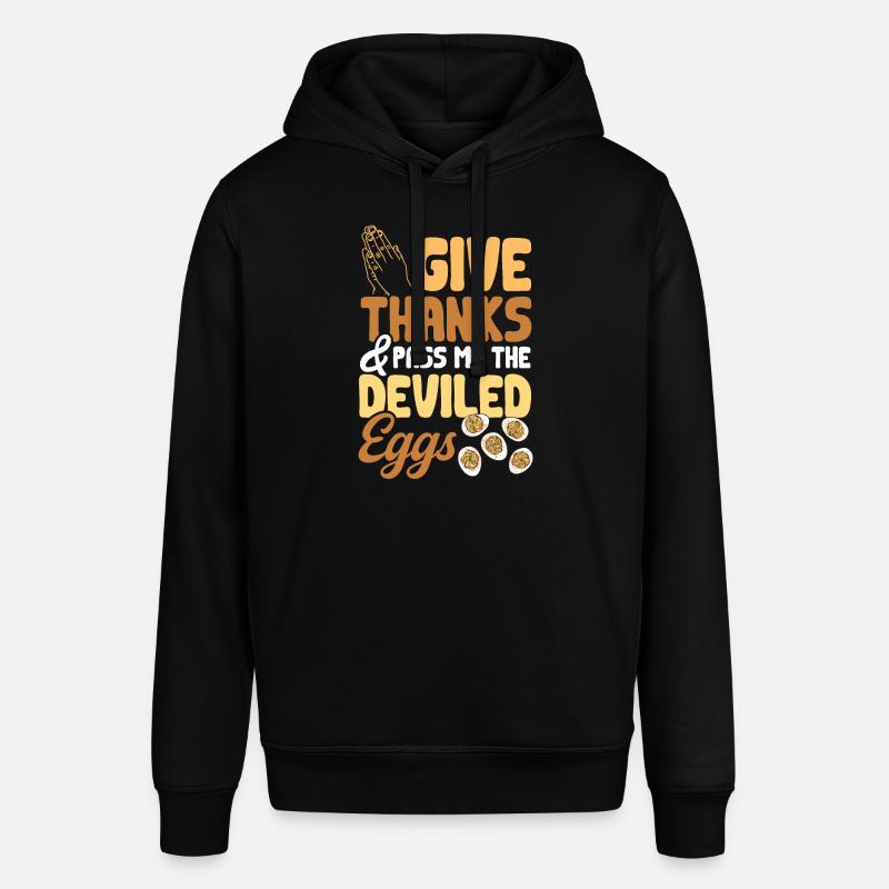 Gefüllte Eier Deviled Eggs - Stanley/Stella Unisex Hoodie SOUNDER - Schwarz