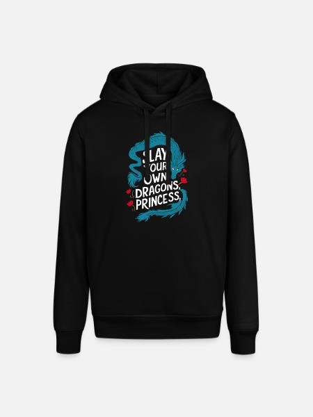 Defeat Your Dragon Princess - Stanley/Stella SOUNDER Unisex Hoodie - black