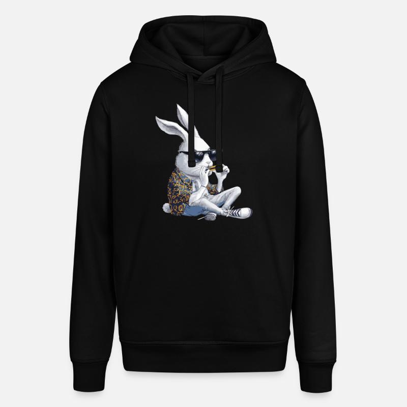 Harmonica Playing Gift - Stanley/Stella SOUNDER Unisex Hoodie - black