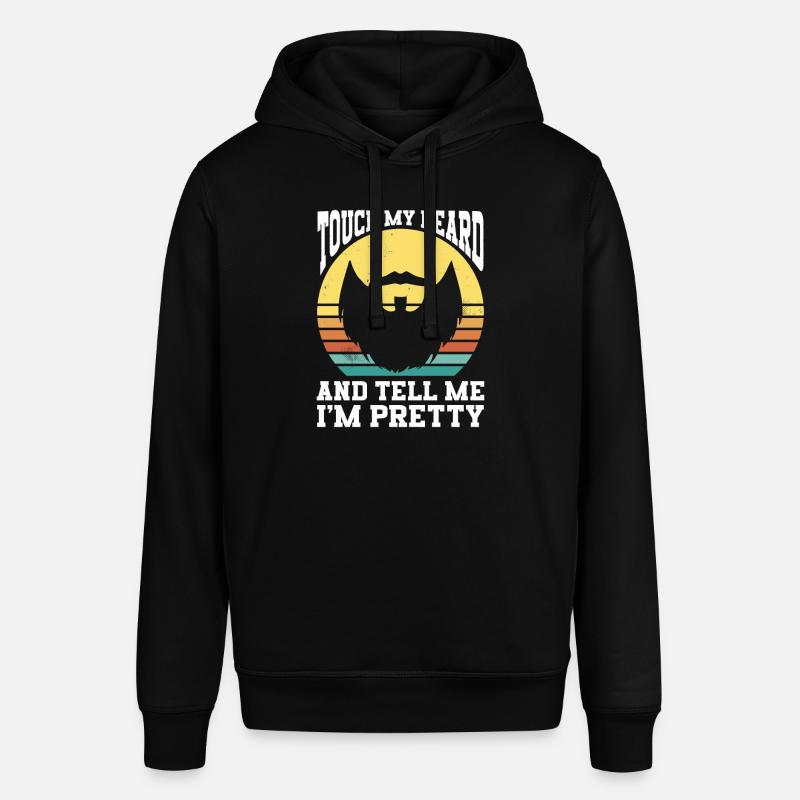 Bart Spruch Bärtiger Vater Ehemann - Stanley/Stella Unisex Hoodie SOUNDER - Schwarz