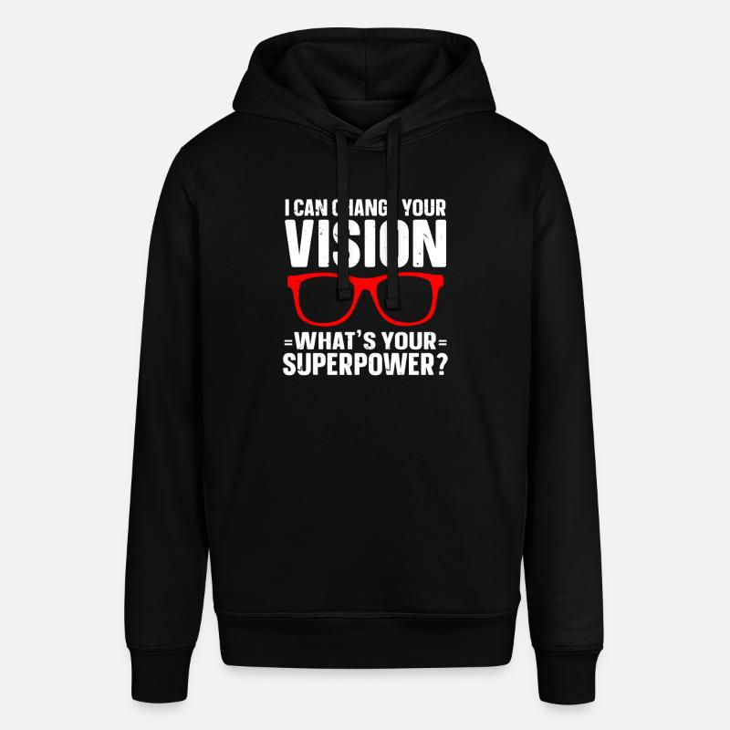Optométriste Opticien Optométrie - Sweat à capuche SOUNDER Stanley/Stella Unisexe - noir