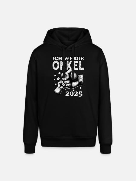 Ich werde Onkel 2025 - Stanley/Stella Unisex Hoodie SOUNDER - Schwarz