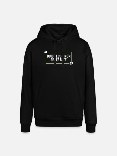 Latin sjovt latinsk ordsprog - Stanley/Stella SOUNDER unisex hoodie - sort