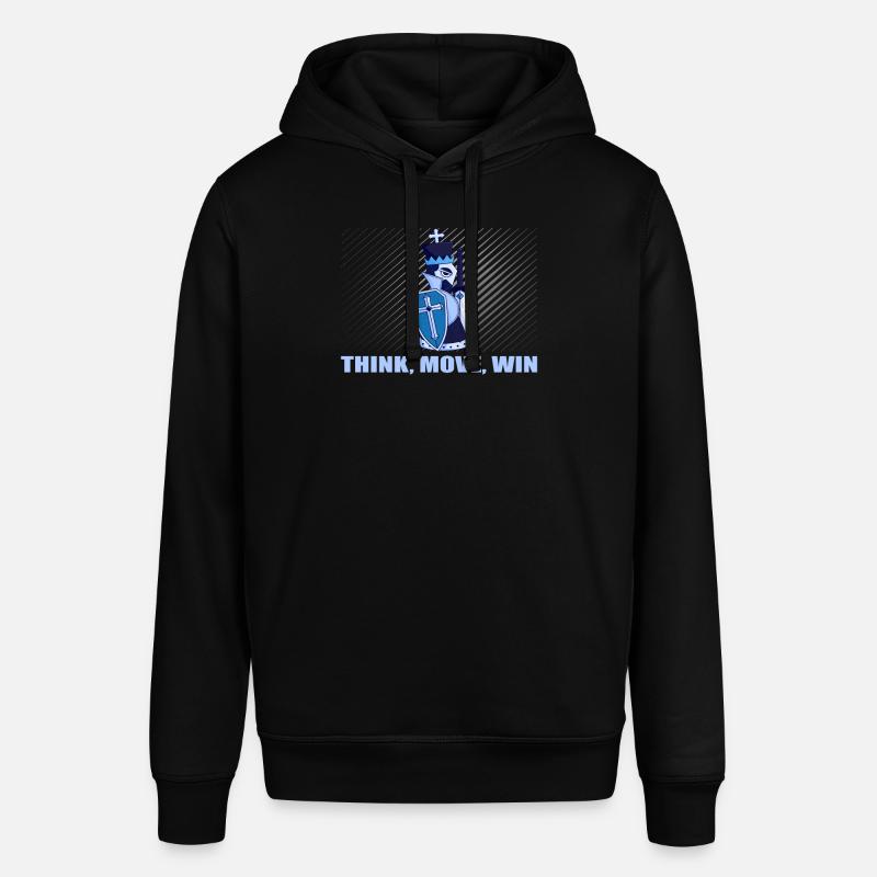 Échecs Pensez Coup Gagner - Sweat à capuche SOUNDER Stanley/Stella Unisexe - noir