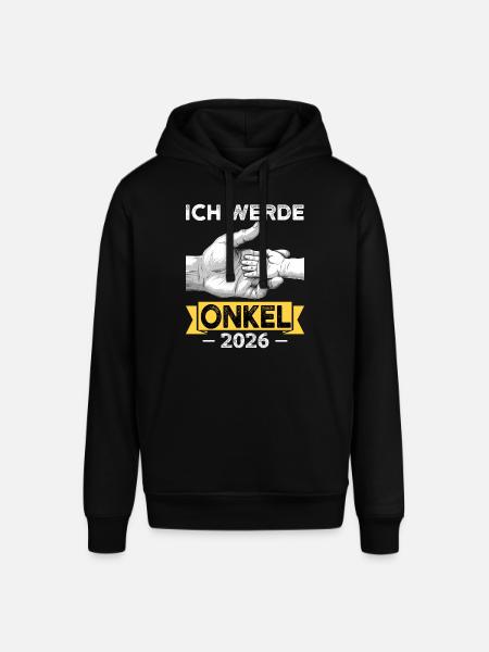 scIch werde Onkel 2026 - Stanley/Stella Unisex Hoodie SOUNDER - Schwarz
