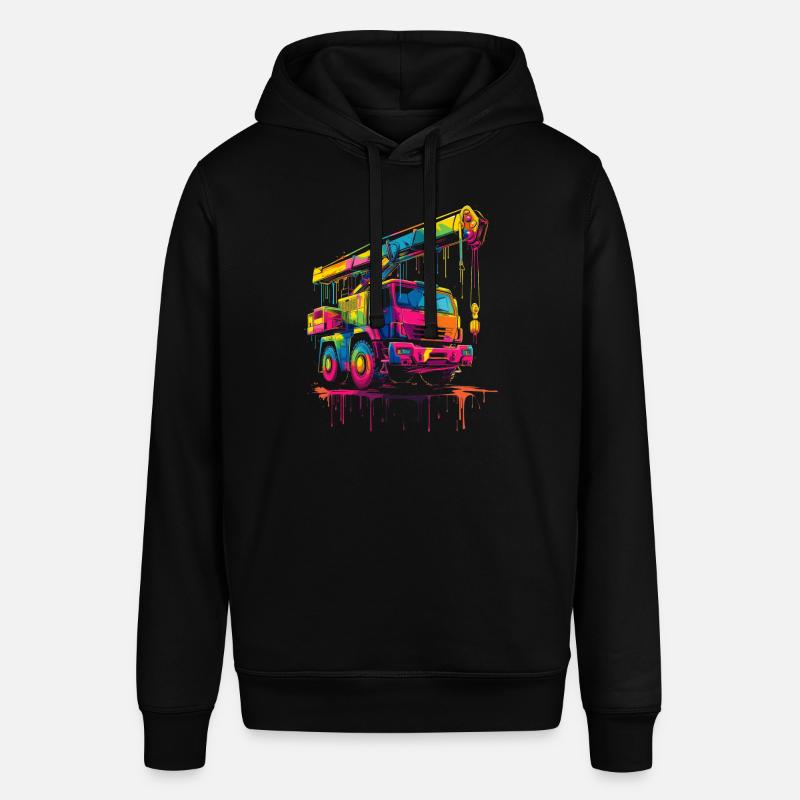 Grutier Driver Construction Pop Art - Sweat à capuche SOUNDER Stanley/Stella Unisexe - noir
