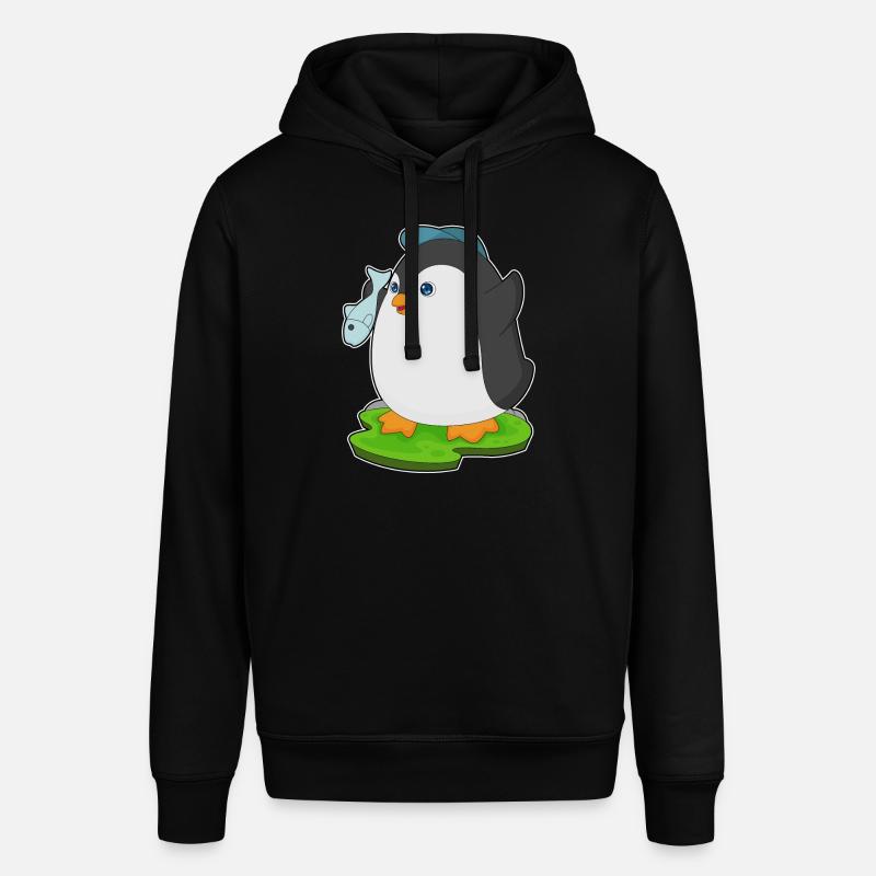 Poisson pingouin - Sweat à capuche SOUNDER Stanley/Stella Unisexe - noir