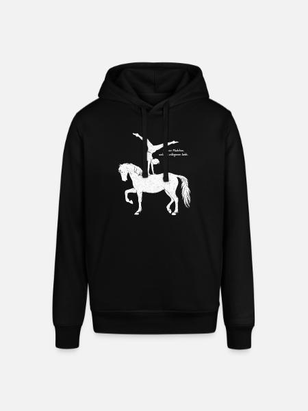Loves Horse Vaulting Gift - Stanley/Stella SOUNDER Unisex Hoodie - black