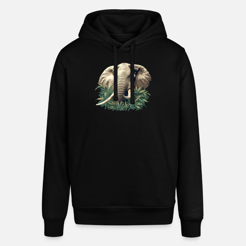 Éléphant Éléphant - Sweat à capuche SOUNDER Stanley/Stella Unisexe - noir
