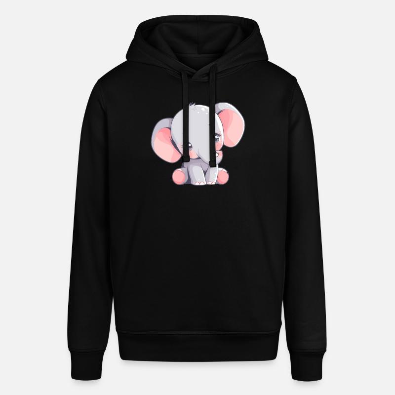 Éléphant Éléphant - Sweat à capuche SOUNDER Stanley/Stella Unisexe - noir