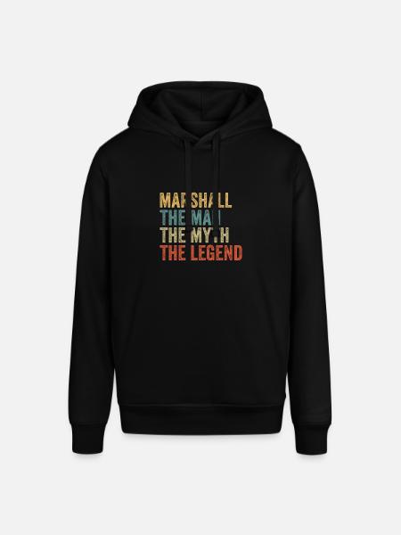 Marshall l’homme le mythe - Sweat à capuche SOUNDER Stanley/Stella Unisexe - noir