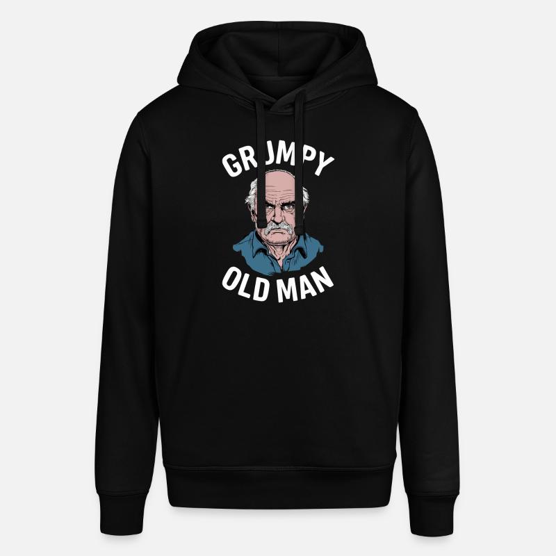 Grumpy Old Man Lustiger Spruch - Stanley/Stella Unisex Hoodie SOUNDER - Schwarz