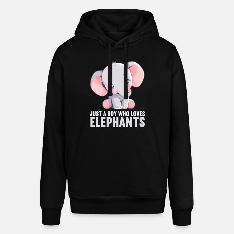 Éléphant Éléphant - Sweat à capuche SOUNDER Stanley/Stella Unisexe - noir