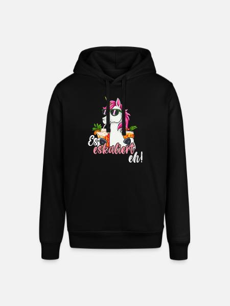 Es Eskaliert Eh - Stanley/Stella Unisex Hoodie SOUNDER - Schwarz