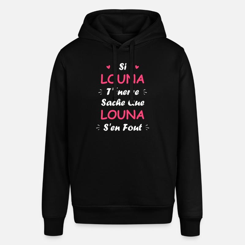 Louna - Sweat à capuche SOUNDER Stanley/Stella Unisexe - noir