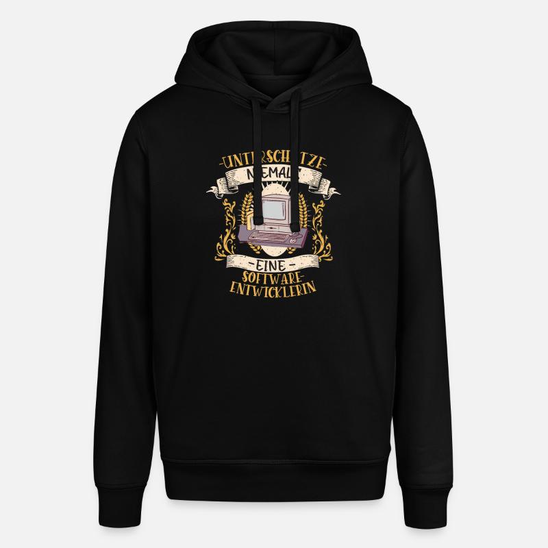 Softwareentwicklerin Geschenk Code Lustig - Stanley/Stella Unisex Hoodie SOUNDER - Schwarz