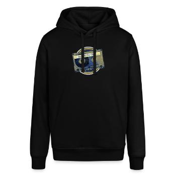 Dortmunder Discothek 80er 90er Wave-Musik Orpheum - Stanley/Stella Unisex Hoodie SOUNDER - Schwarz - Vorne - Alina (178cm) & Michal (187cm)